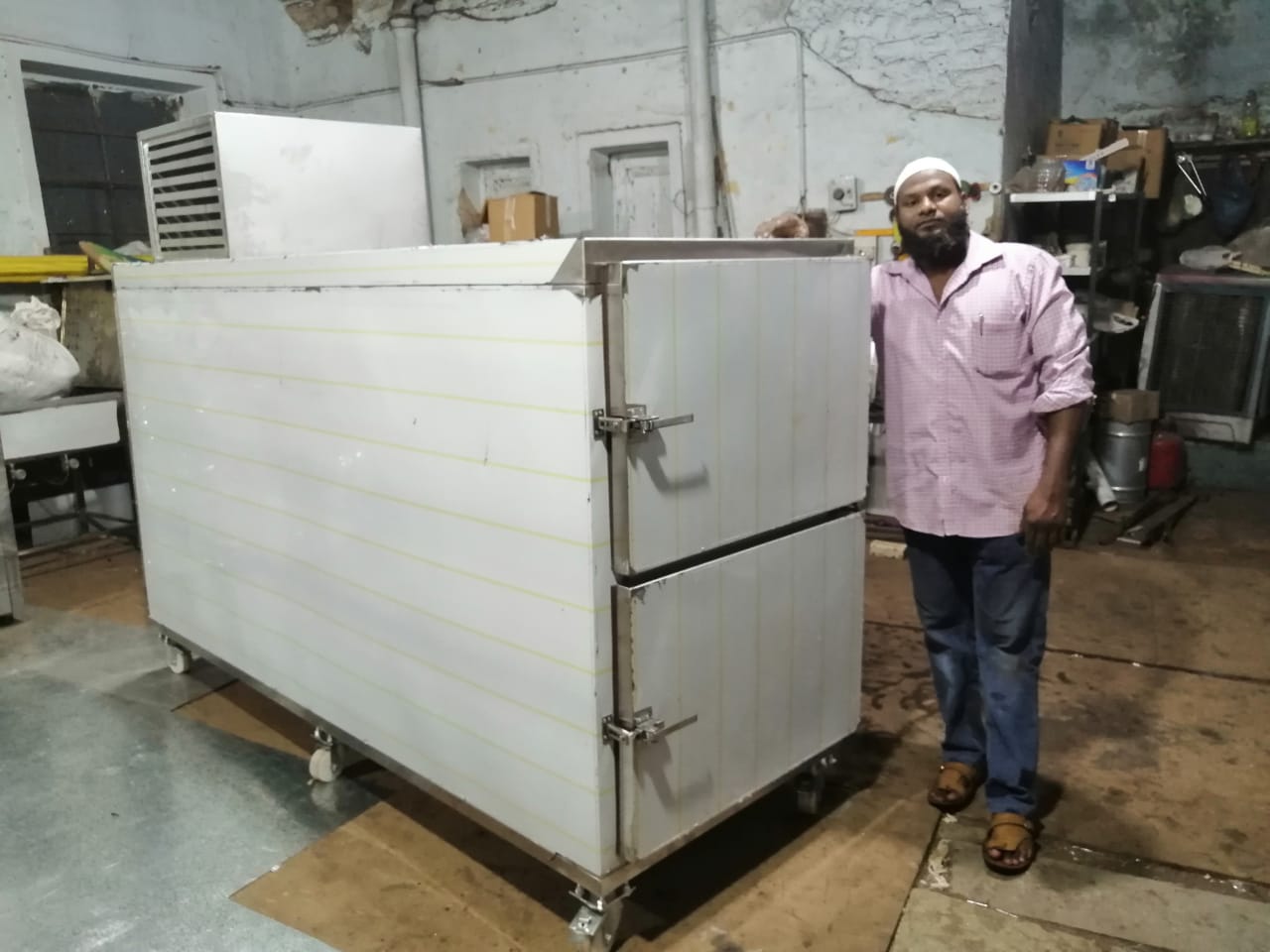 Two Body Mortuary Freezer Cabinet
