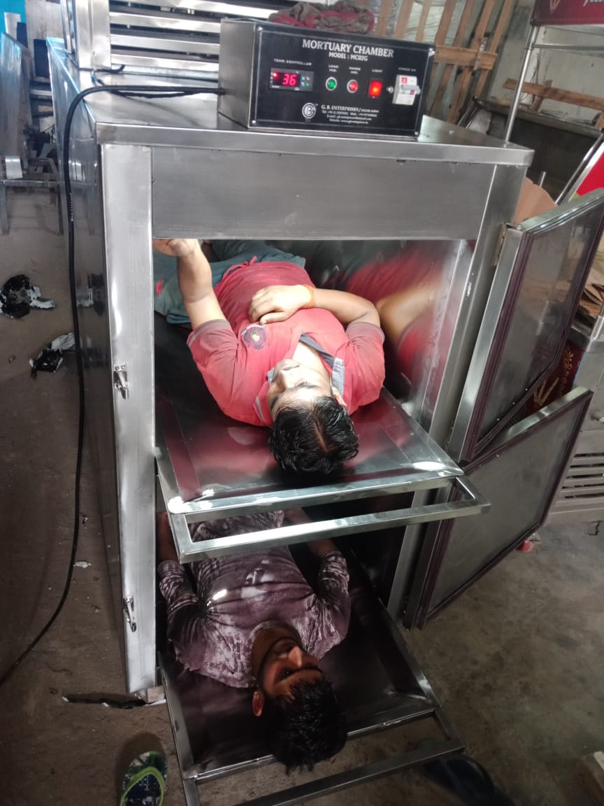 Two Body Mortuary Freezer Cabinet