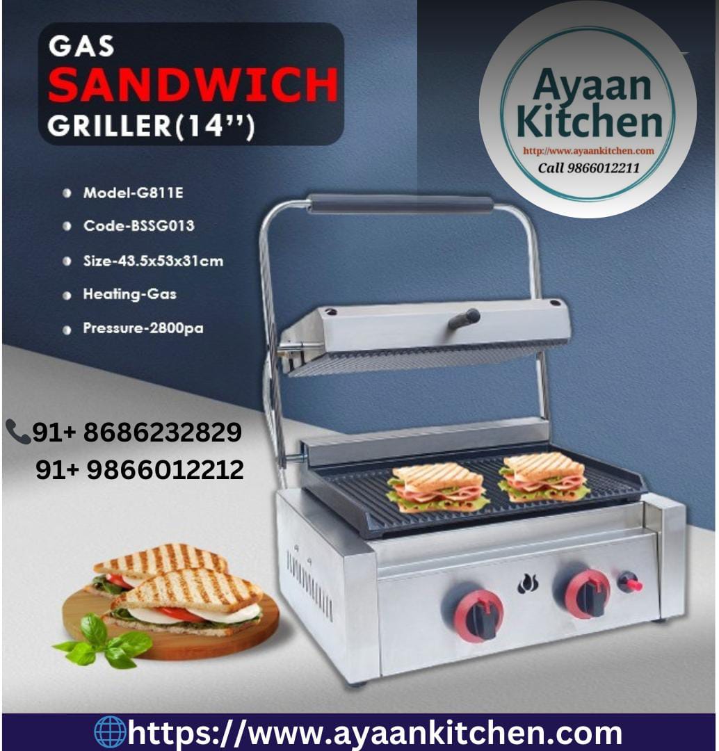 Commercial Sandwich Griller - Heavy Duty