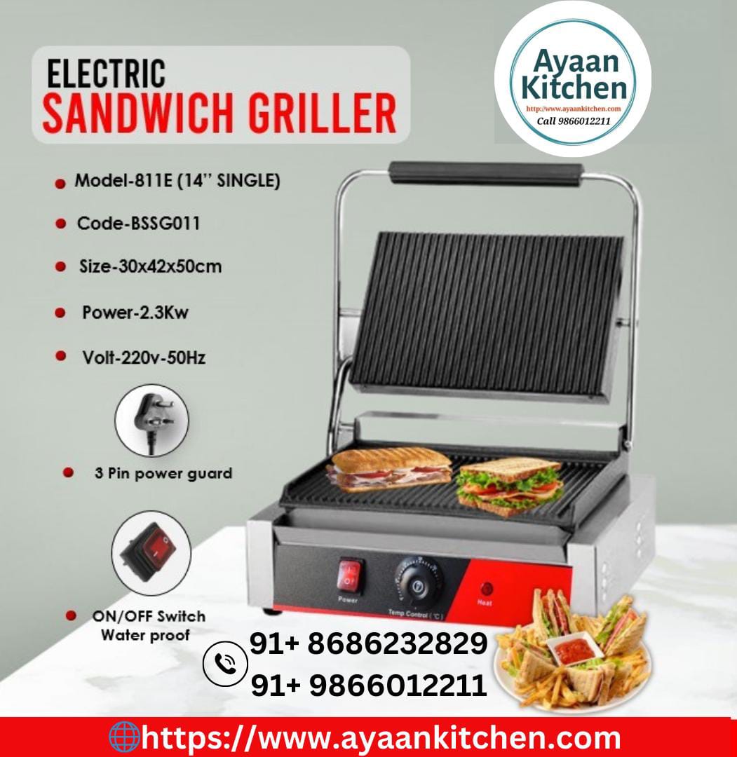 Commercial Sandwich Griller - Heavy Duty
