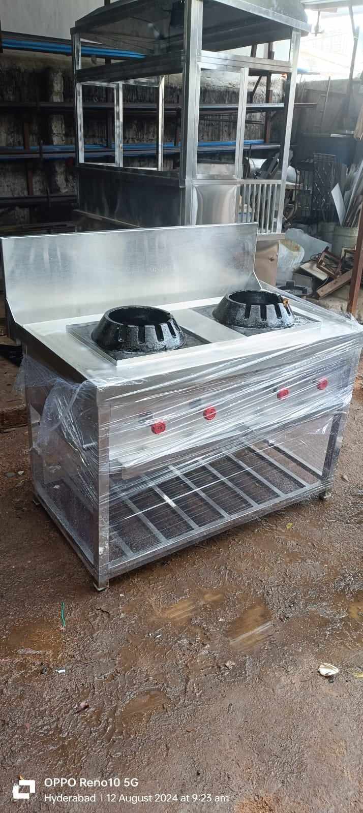 Two Burner Chinese Cooking Range