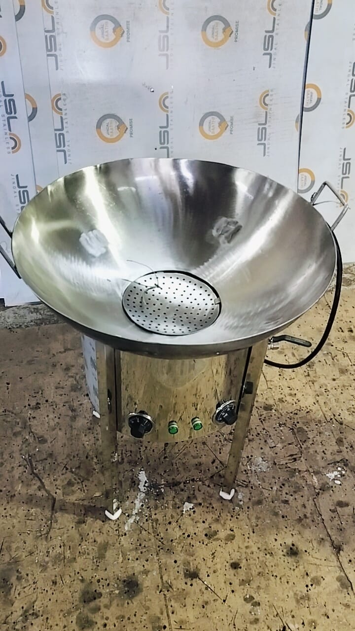 Stainless Steel Electric Kadai Deep Fryer 8 Litres