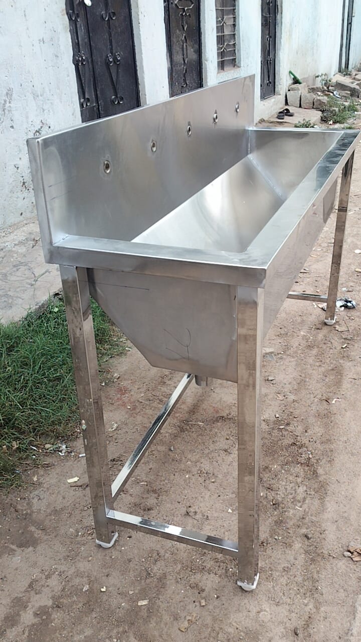Stainless Steel Hand Wash Basin With Stand