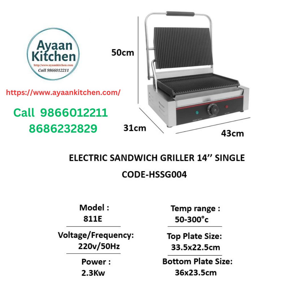 Commercial Sandwich Griller Double Headed