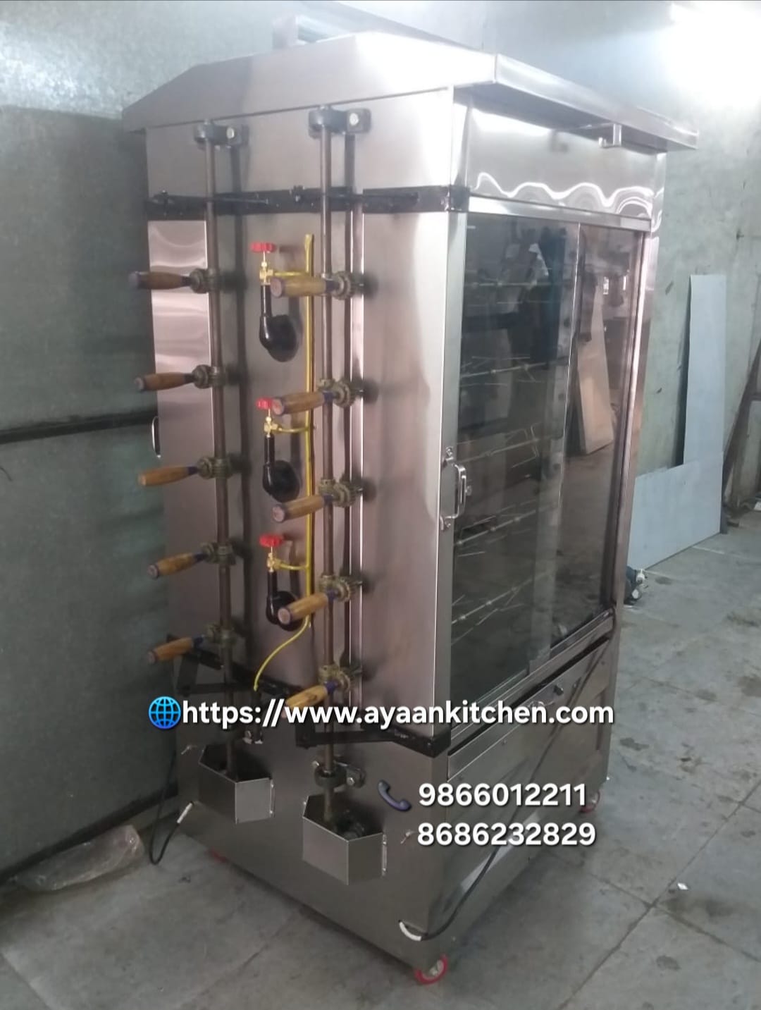 Commercial Grill Chicken Cooking Machine 25 birds