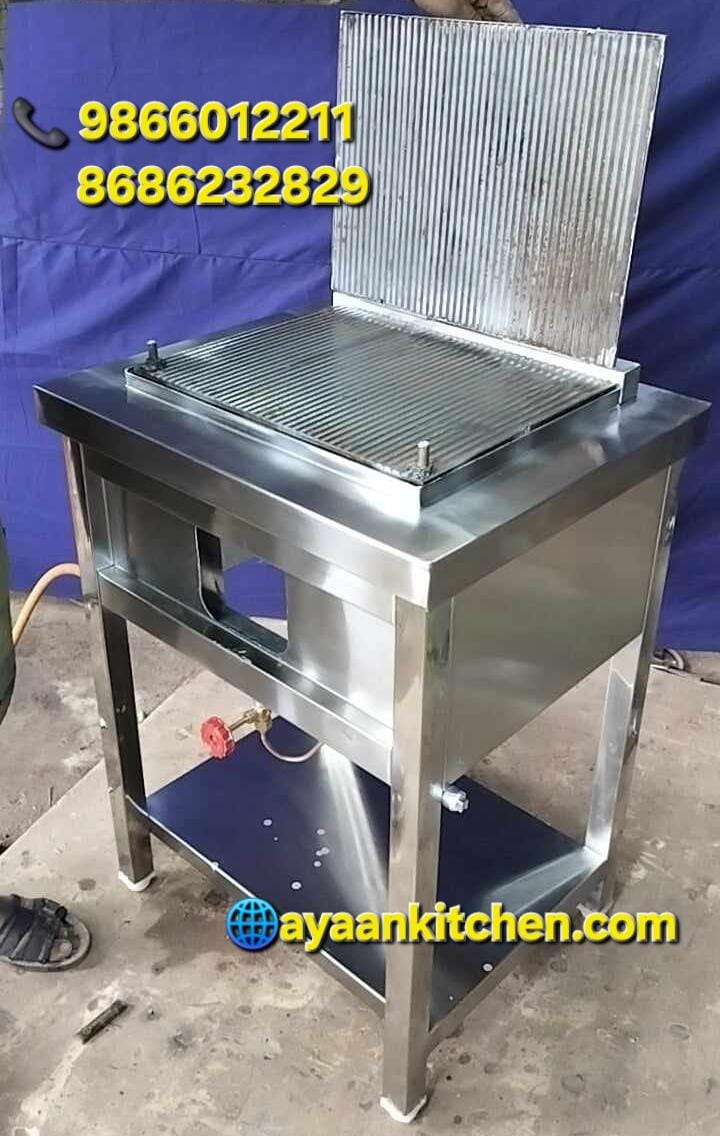 Stainless Steel Gas Sandwhich Griller